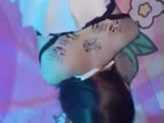 Hoàn hảo Châu Á Tattoo cô gái trẻ Sex